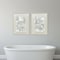 Homeroots Set Of Two Nautilus Shell Distressed White Framed Wall Art, 2PK 653906 - alternate 3