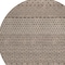 Homeroots 8' Brown And Ivory Round Chevron Washable Indoor Outdoor Area Rug 612246 - alternate 6