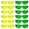 Bison Life Keystone, Safety Glasses, Anti-Scratch, Yellow & Green Lens, Frameless, 12 PK BL-KSSG1-CLCT-YGR-12 - alternate 1