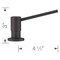 Blanco Torre Soap Dispenser, Cinder 401449 - alternate 2