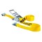 Keeper Tie-Down Strap, 3 in W, 27 ft L, Yellow, 5000 lb Working Load, Flat Hook End 04637 - alternate 2