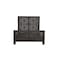 Homeroots Three Piece Black Solid Wood Bedroom Set 569572 - alternate 1