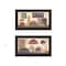 Homeroots Set Of Two Bath 3 Black Framed Print Bathroom Wall Art, 2PK 406636 - alternate 2