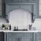 Apollo Tile Marmor 11x10 White Eastern White, Bardiglio Marble Flower Mosaic Wall and Floor Tile, 5PK APLTRK8851A - alternate 2