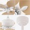 Jonathan Y Raffles 52" Bohemian Industrial Metal/Plastic Mobile-App/Remote-Controlled 6-Speed Palm Blade Ceilin JYL9719E - alternate 7