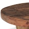 Homeroots 14in Brown Solid Wood Hand Finished Round Vanity Tray 731284 - alternate 4