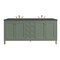 James Martin Vanities Chicago 72 in. Double Vanity, Smokey Celadon, w/ 3 CM Charcoal Soapstone Silestone Top 503-V72-SC-3CSP - alternate 1
