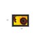 Homeroots Sunflower Portrait Black Framed Print Wall Art 529967 - alternate 3