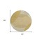 Homeroots 8' Gold And Beige Round Geometric Washable Indoor Outdoor Area Rug 597633 - alternate 6