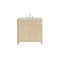 James Martin Vanities Gracyn 36" Single Vanity, Coastal Driftwood, w/ 3 CM Siberian Silestone Widespread Top D125-V36-CSD-WSFR - alternate 1