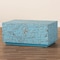 Bali & Pari Nitza Bohemian Blue Coconut Shell and Acacia Wood Coffee Table 247-13739-ZORO - alternate 7