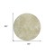 Homeroots 8' Beige Tan And Ivory Round Geometric Washable Indoor Outdoor Area Rug 588288 - alternate 8