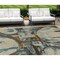 Homeroots 8' X 10' Beige Brown And Copper Geometric Washable Indoor Outdoor Area Rug 589371 - alternate 1