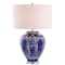 Jonathan Y Wayland 26" Ceramic LED Table Lamp, Seaside Blue JYL5013A - alternate 1