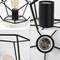 Jonathan Y James 10" MidCentury Glam Metal/Marble Geometric LED Table Lamp, Black/White JYL1047C - alternate 4