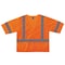 Ergodyne Hi-Vis Economy Vest w/Sleeves 2XL/3XL Class 3 U Back, , Hook & Loop 1 Pockets 8310HL - alternate 4