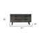 Homeroots 61" Gray Solid Wood Six Drawer Double Dresser 518626 - alternate 5