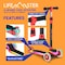 Lifemaster 3-Wheel Kids Scooter, LED Deck and Wheels, 5-Height Adjustable Handlebar, Red LMLUSB24 - alternate 9