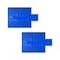 Mytee Products Blue Airbag/Parachute Ultra Light Lumber Tarp 24ft x 27ft 8ft Drop 14Oz Vinyl, 2PK LT-AB-BLUEx2 - alternate 4