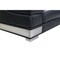 Homeroots 92" Black Italian Leather Solid Wood Sofa 720452 - alternate 5