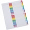 Universal INDEX, LTR, 1-31, COL, WE, 31PK UNV24814 - alternate 1