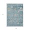 Homeroots 9' X 12' Teal Blue And Aqua Floral Washable Indoor Outdoor Area Rug 609520 - alternate 7