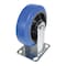 Vestil Elastic Rubber Rigid Caster 6 In. Diameter x 2 In. Width 770 Lb. Capacity Blue/Black CST-BB-6X2ER-R - alternate 4