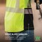 Ergodyne Hi-Vis Shirt, XL, Lime, Short Sleeve 22315 - alternate 6