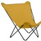 Homeroots 36" Yellow and Stainless Steel Metal Outdoor Camping Chair 373464 - alternate 4