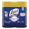 Lysol Disinfecting Wipes, 1-Ply, 7 x 7.25, Lemon and Lime Blossom, White, 80 Wipes/Canister, PK6 19200-80296 - alternate 7