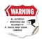 Signmission Video Surveillance Shield Label Set Warn, 18 inch X 18 inch, Vinyl Decal, 2PK SHI-D-2PACK-18-467 - alternate 1