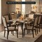 Leisuremod Madera High Back Leather Dining Chair, Aluminum Wood-Look Frame MCAWN-18PW - alternate 7