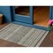 Homeroots 3' X 5' Taupe And Brown Striped Washable Indoor Outdoor Area Rug 615374 - alternate 1
