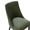 Manhattan Comfort Beever Chenille Wood Dining Chair in Forest Green - Set of 2 DC103-GR - alternate 4