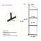 Mytee Products 3 Pack 4 Tier Shipping Container Shelving Bracket w/ Hooks - 19inx77 1/2in, 551 lbs WLL, 3PK CNT-SHELF4x3 - alternate 4