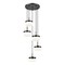Z-Lite Renaud Matte Black 5 Light Chandelier 827P6-5R-MB-LED - alternate 1