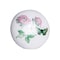 Homeroots Set of Eight Light Pink And White Ceramic And Metal Floral Drawer Pull Knobs, 8PK 544408 - alternate 1