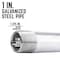 Ace Trading - Nipple STZ Industries 1 in. MIP each X 1 in. D MIP Galvanized Steel 2 in. L Nipple 301UP1X2 - alternate 5