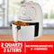 Brentwood Industries 2 Quart Small Electric Air Fryer with Timer and Temp Control- White AF-202W - alternate 5