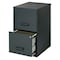 Space Solutions 14.25 in W 2 Drawer Vertical File Cabinet, Charcoal 22555 - alternate 9