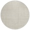 Homeroots 8' Beige And Ivory Round Geometric Washable Indoor Outdoor Area Rug 600794 - alternate 4