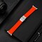 Elegani Mesh Rubber Watch Replacement Band Compatible with Apple Watch 41mm, Orange MRSA-ORG-41mm - alternate 4