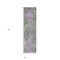 Homeroots 8' Runner Green and Purple Abstract Washable Non Skid Indoor Outdoor Runner Rug 564270 - alternate 3