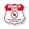 Signmission Beware Of Ticks Shield Sign Ticks May Be, 18 Inch X 18 Inch, Vinyl Decal SHI-D-18-362 - alternate 1