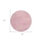 Homeroots 8' Pink Round Washable Indoor Outdoor Area Rug 598844 - alternate 6
