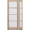 Doornmore G10402, 51.5" x 98" ( 36" Door + 12" Side) Left Hand, Mahogany SDL 4 Lite Exterior Door G10402-SW-3696-G104-SL_1-1_LI - alternate 8