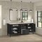 James Martin Vanities Myrrin 72" Vanity, Carbon Oak, w/ 3 CM Siberian Silestone Top 485-V72-CBO-3SFR - alternate 9