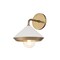 Mitzi Marnie 1 Light Wall Sconce 8.5 In. Aged Brass/Soft Off White H139101-AGB/WH - alternate 1
