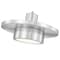 Z-Lite Ludo Brushed Nickel 1 Light Pendant 829P12-BN-LED - alternate 6