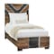 Global Furniture Usa Modern Optimus Brown/Black Full Bed OPTIMUS-BRWN/BLK-FB - alternate 3